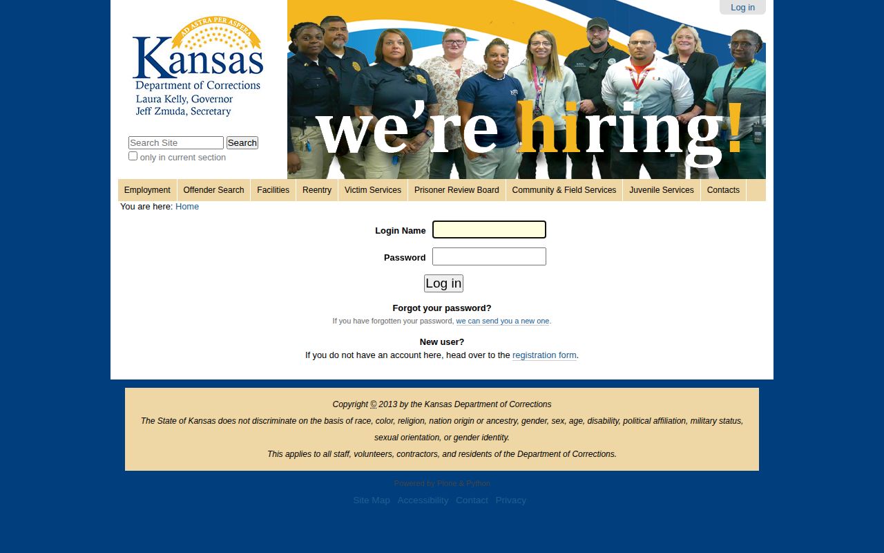 Kansas KDOC parole office directory for released people
